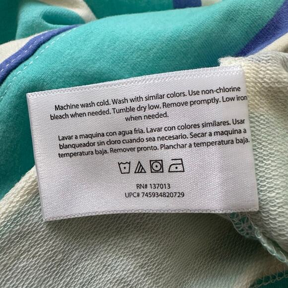 Wildfox blue & white striped long sleeve top size S NWT - Picture 8 of 12